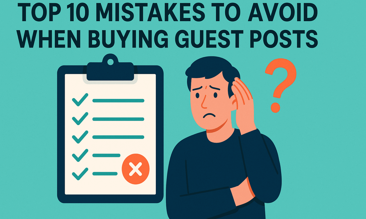 Top 10 Mistakes to Avoid When Buying Guest Posts