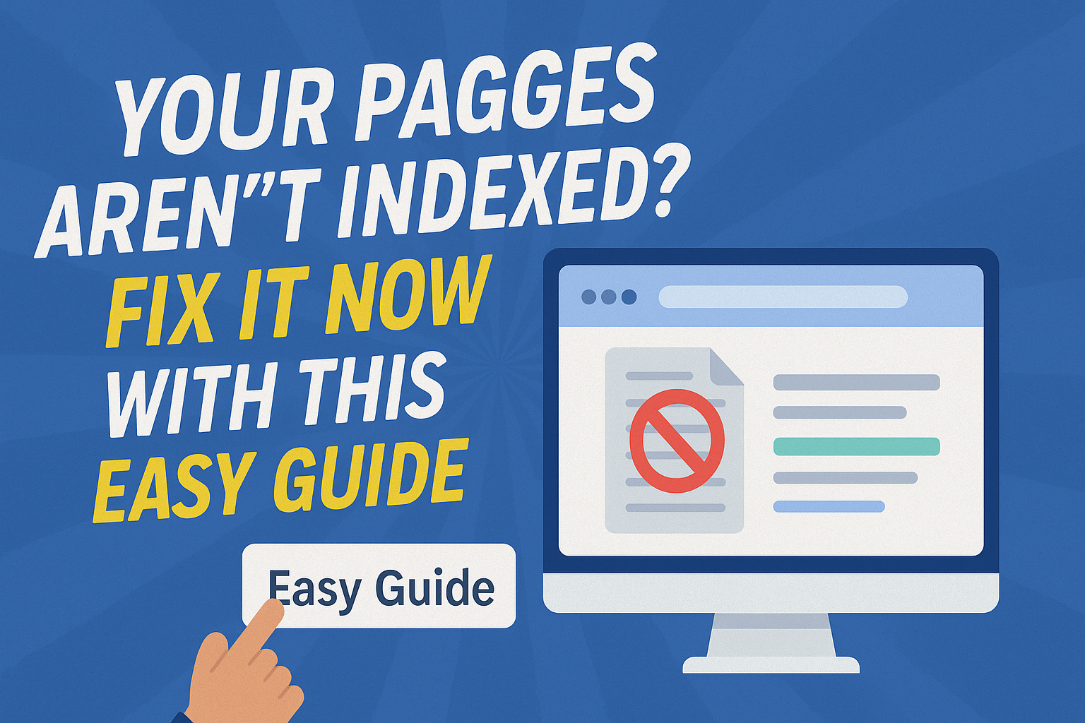 Your Pages Aren’t Indexed? Fix It Now with This Easy Guide