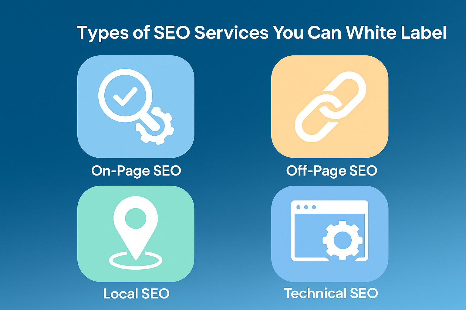 Types of SEO Services You Can White Label